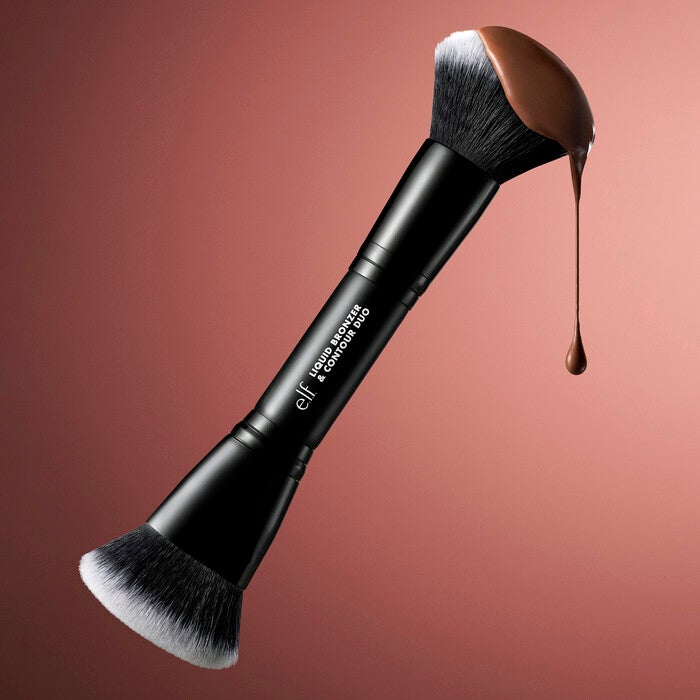 Dual-ended liquid bronzer & contour brush